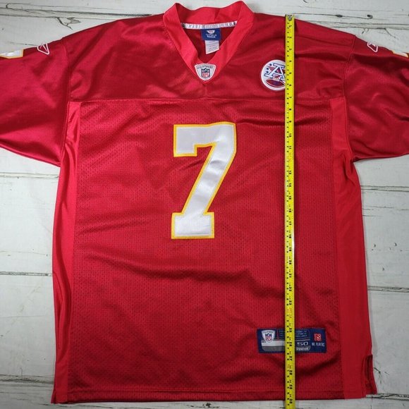 VTG Reebok On field Equipment Kansas City KC Chiefs Matt Cassel #7 Jersey Sz 50 - Picture 4 of 8